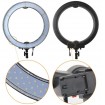 Combo Buy RL-18 LED Ring Light 5500K Photography Dimmable Ring Lamp, runs on direct current and battery + Battery Charger + Battery 